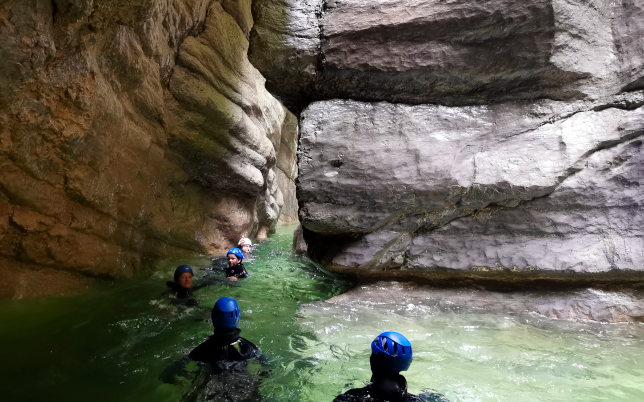 canyoning jura coiserette sportif